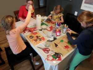 kids crafting